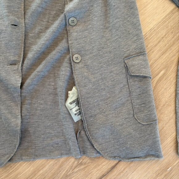 Majestic Paris for Neiman Marcus  Gray Linen Cardigan 4 - Picture 3 of 9